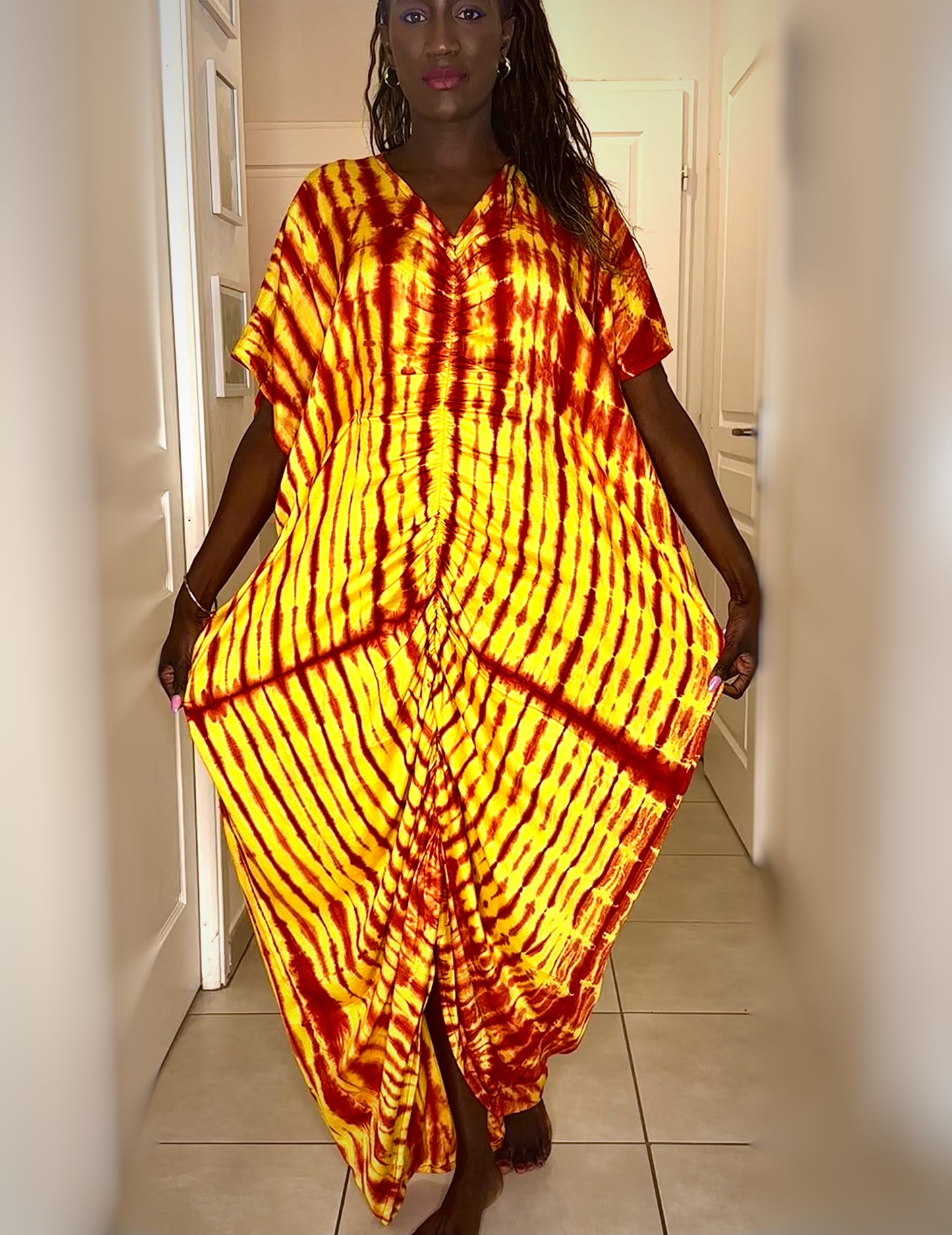 Robe Tie and Dye - Tissu Batik