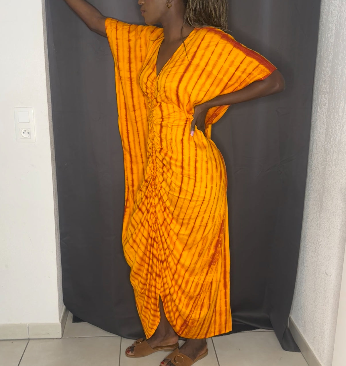 Robe Tie and Dye - Tissu Batik