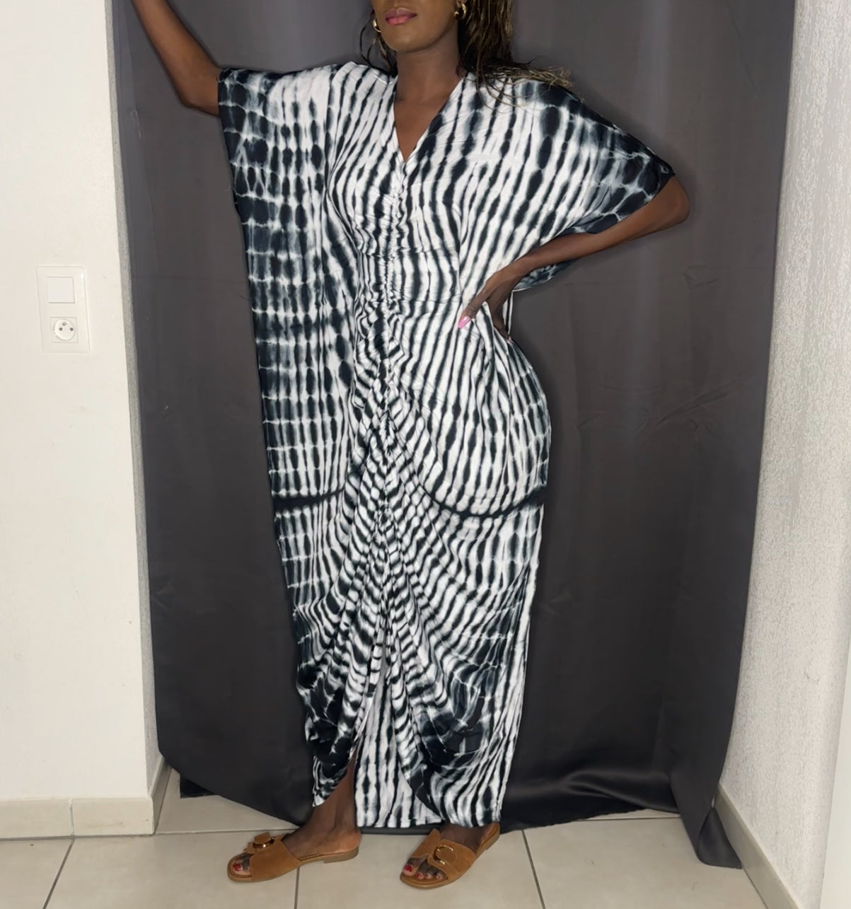 Robe Tie and Dye - Tissu Batik