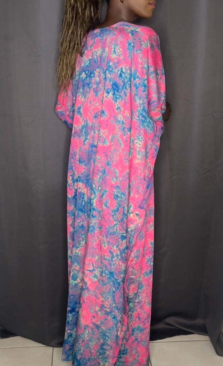 Robe Tie and Dye - Tissu Batik