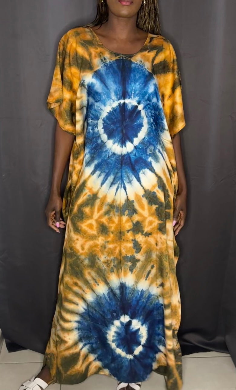 Robe Tie and Dye - Tissu Batik