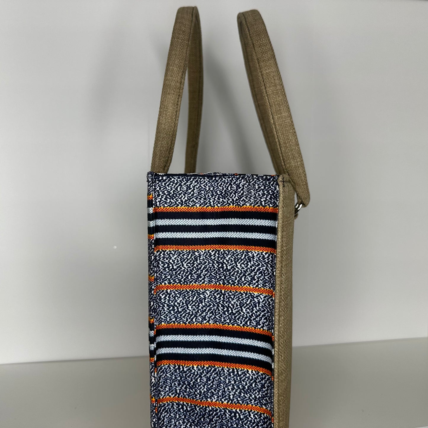 Sac à Main Rigide en Tissu Wax – Fait Main au Sénégal