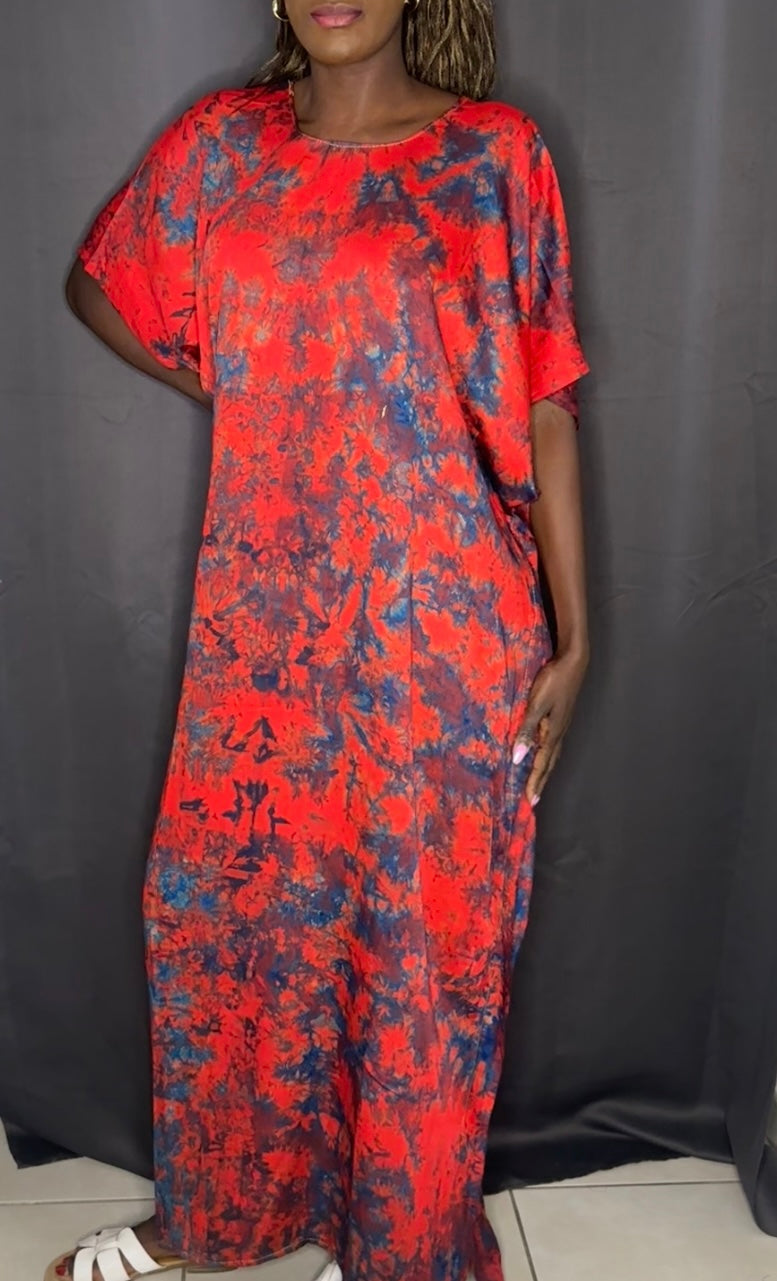 Robe Tie and Dye - Tissu Batik