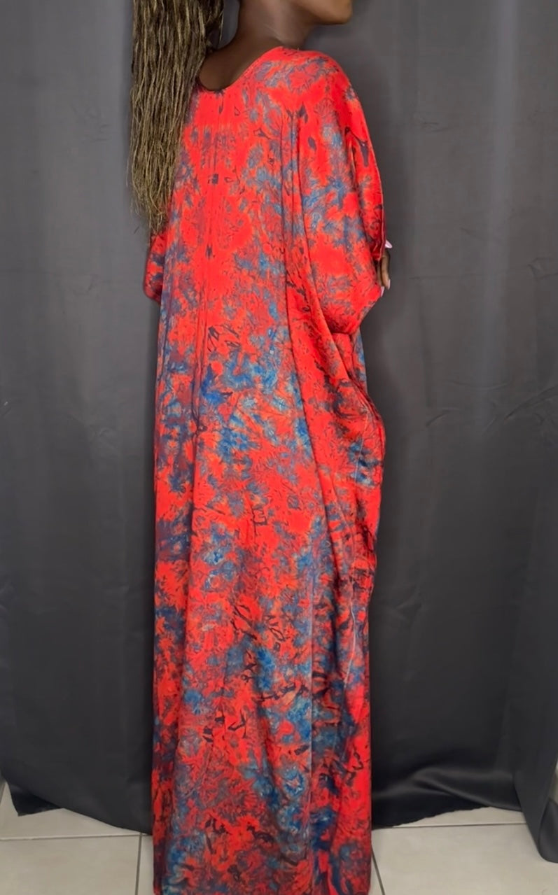 Robe Tie and Dye - Tissu Batik