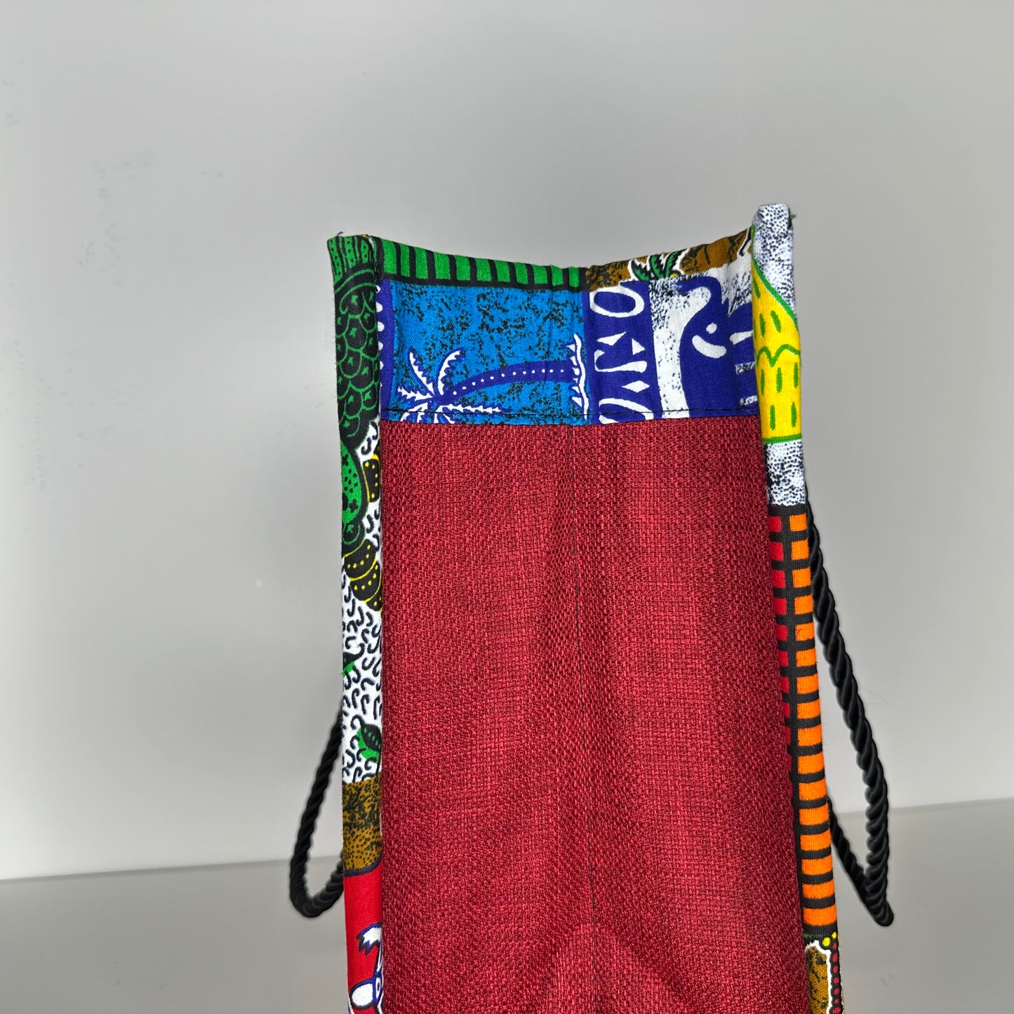Sac à Main en Tissu Wax – Style Sac Cabas, Fait Main au Sénégal