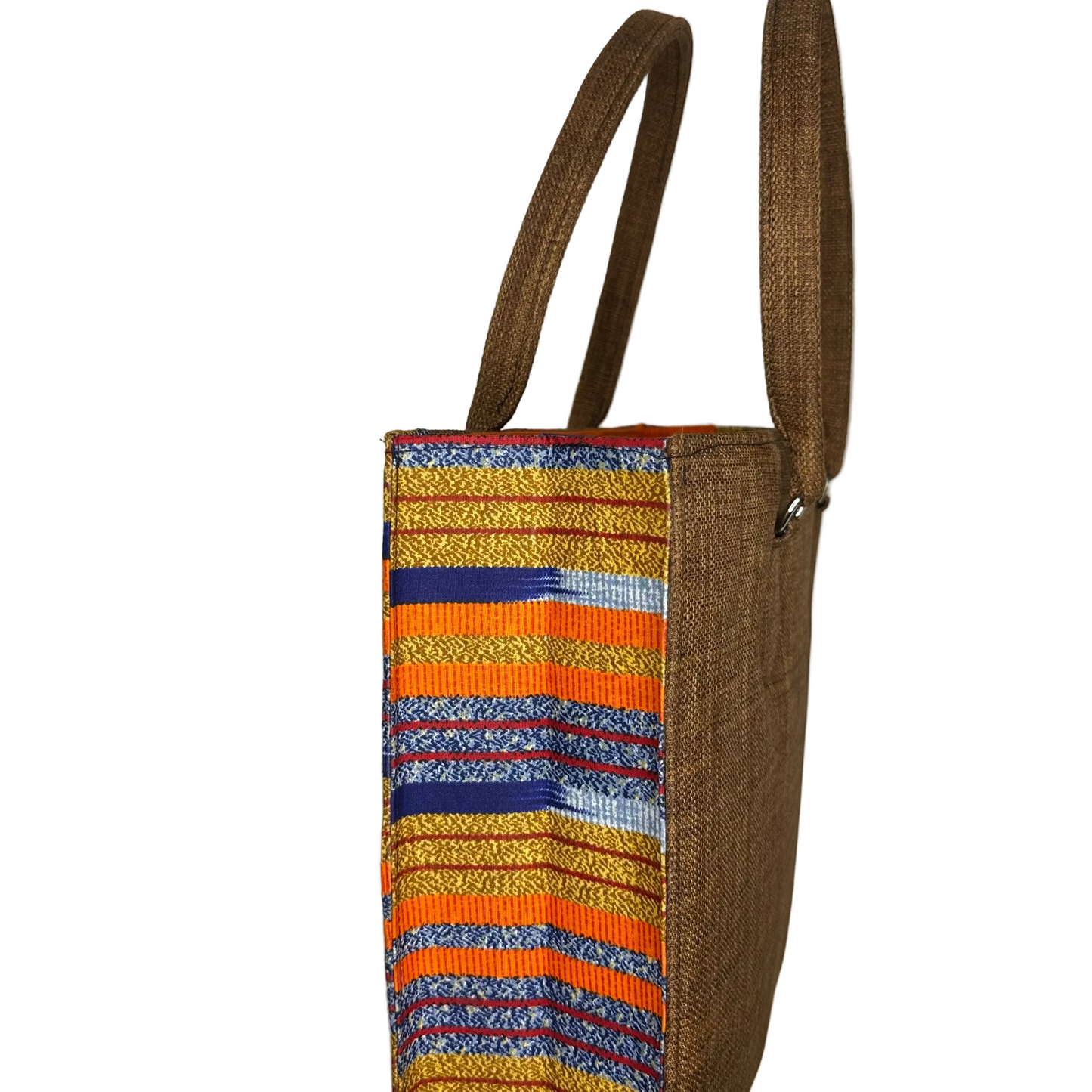 Sac à Main Rigide en Tissu Wax – Fait Main au Sénégal