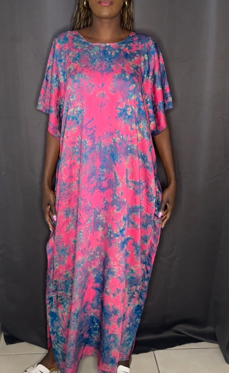 Robe Tie and Dye - Tissu Batik