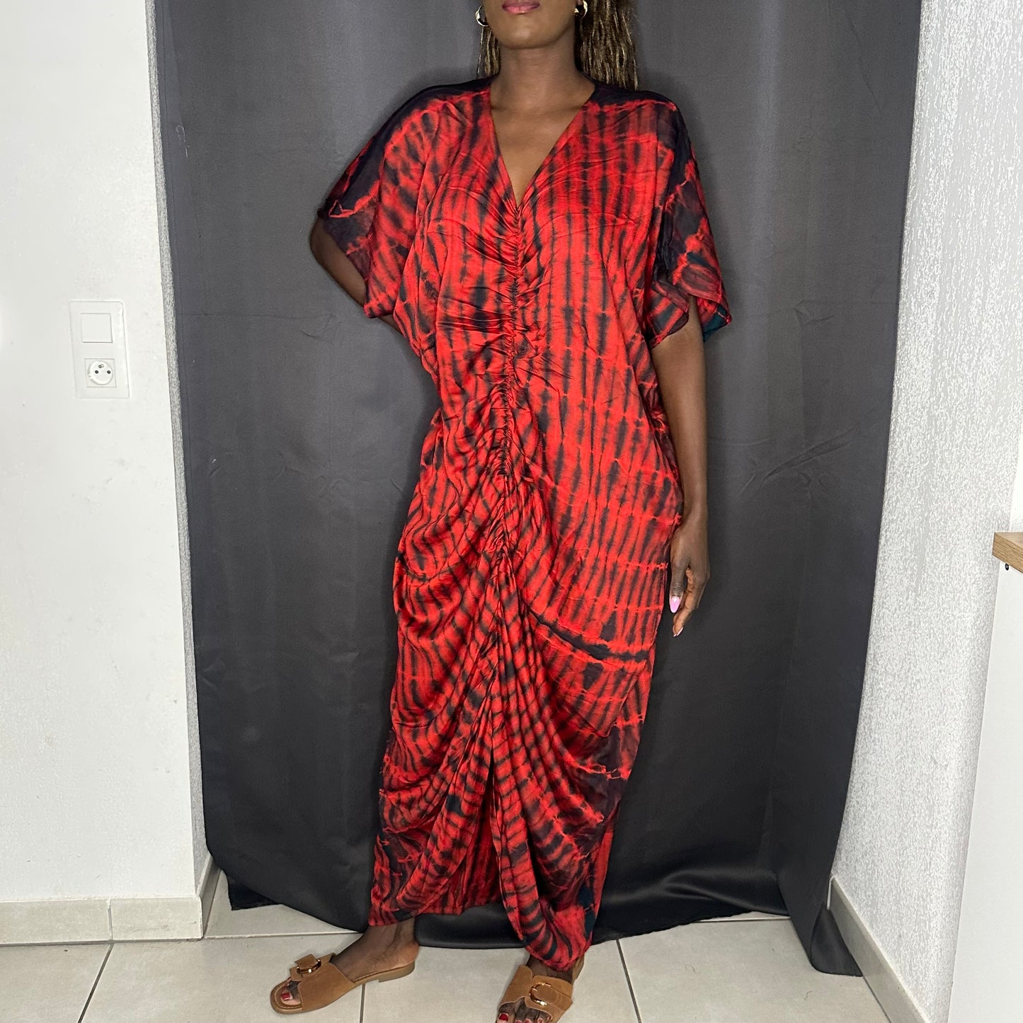 Robe Tie and Dye - Tissu Batik