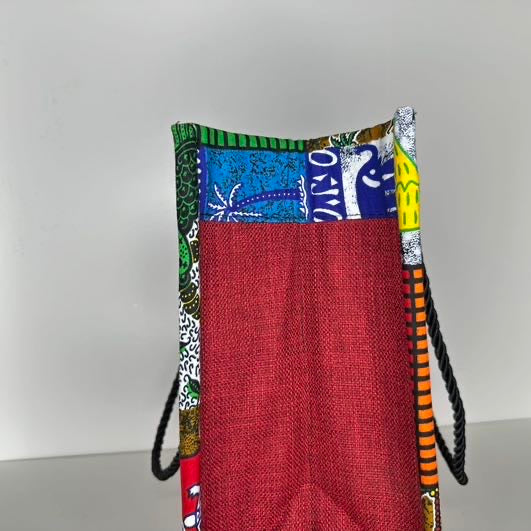 Sac à Main en Tissu Wax – Style Sac Cabas, Fait Main au Sénégal