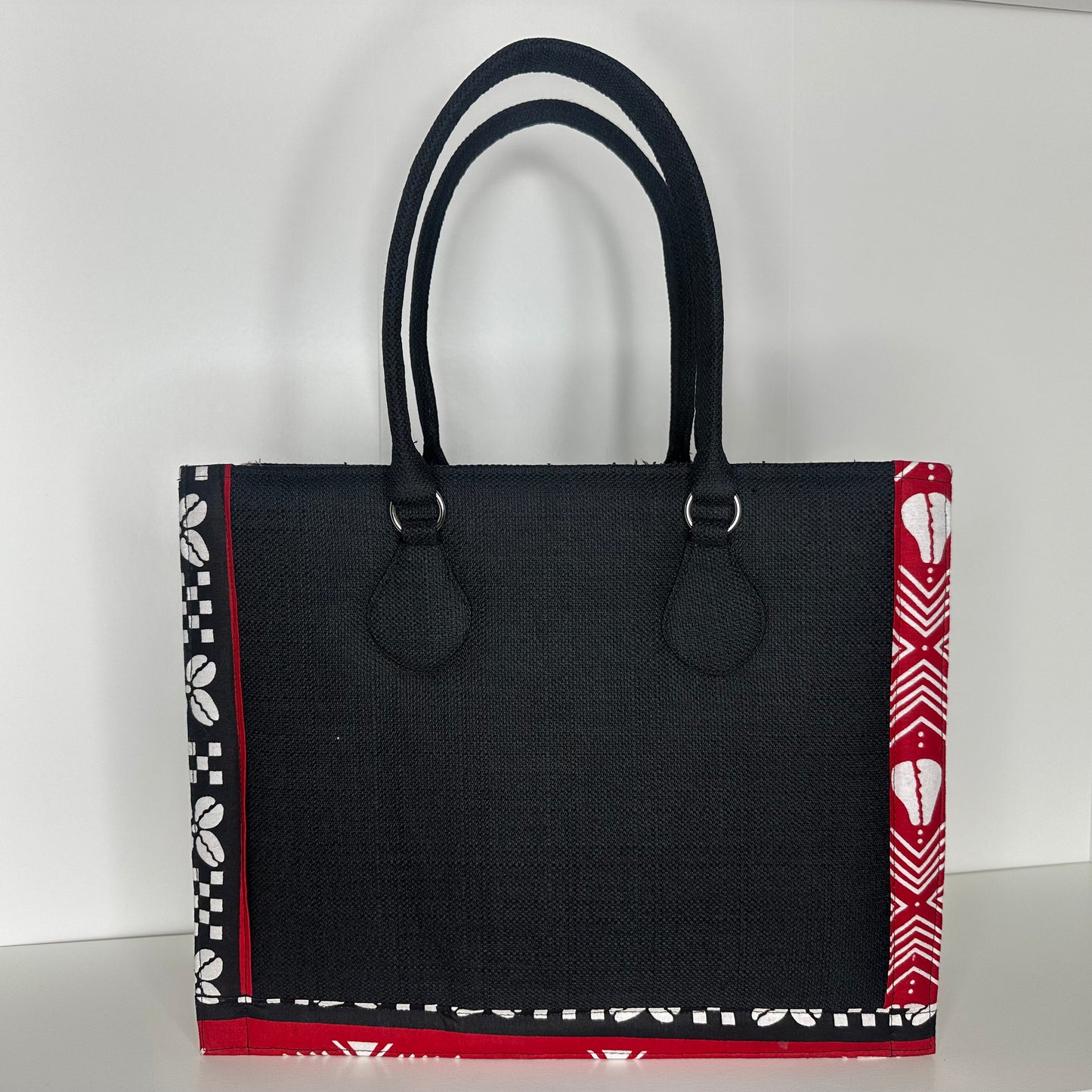 Sac à Main Rigide en Tissu Wax – Fait Main au Sénégal