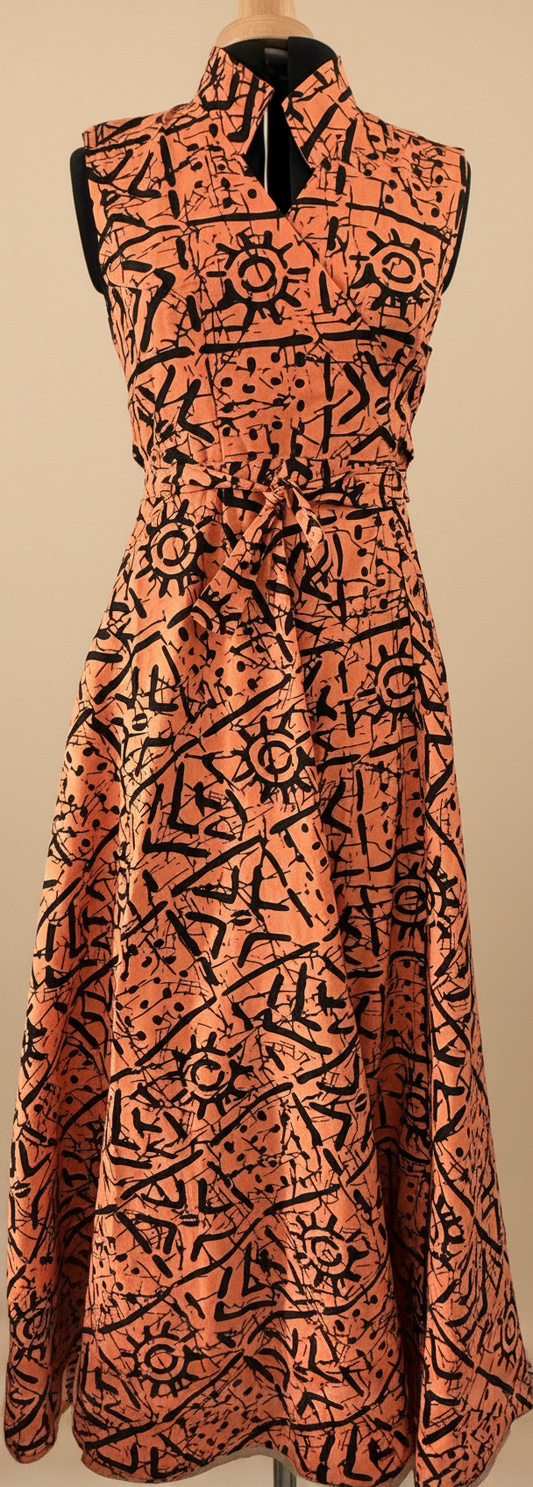 KALAHARI Robe Longue Cache-Coeur