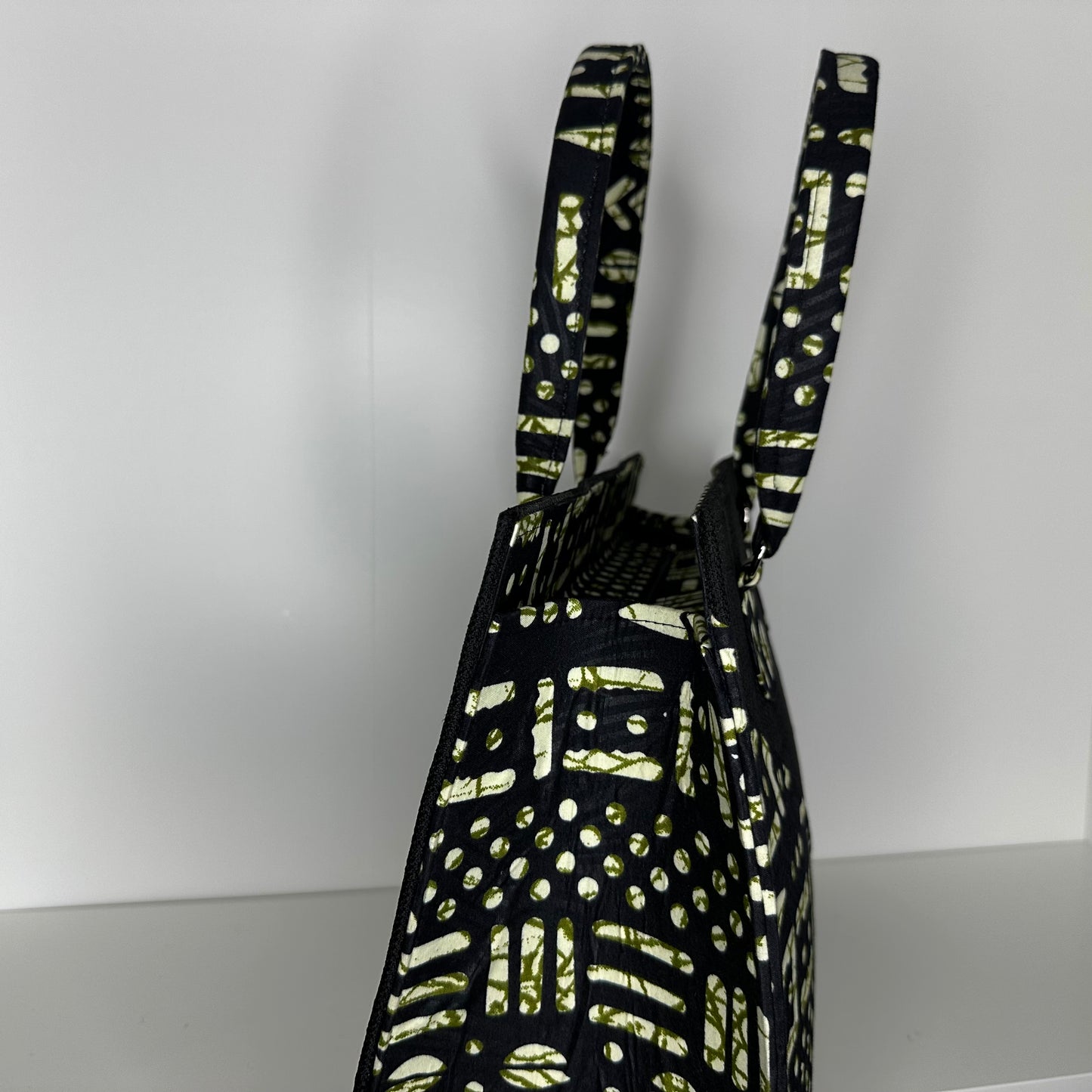 Grand Sac à Main en Tissu Bogolan Fait Main – Artisanat du Sénégal