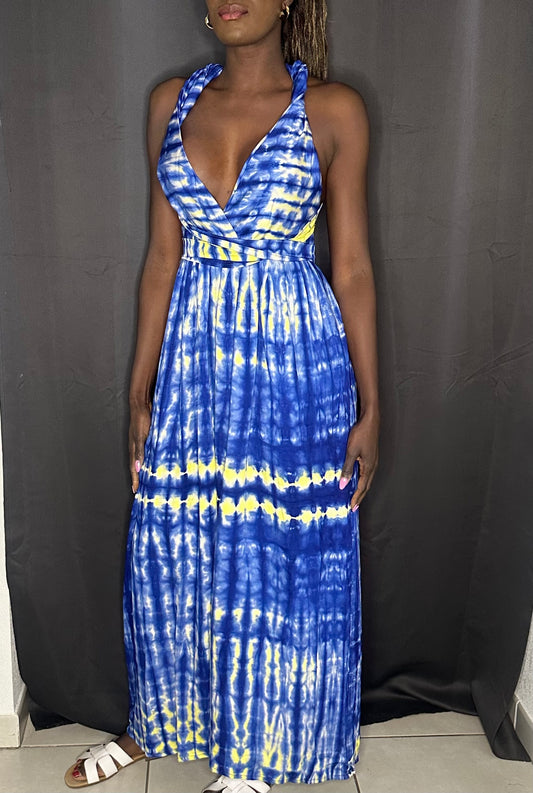 Robe Batik Bleue -40%