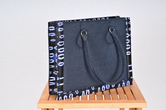 Sac à Main Rigide en Tissu Wax – Fait Main au Sénégal